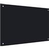 SKM Paraschizzi per Cucina Nero 90x60 cm in Vetro Temperato (9,03) kg
