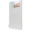 baby idea Materasso Lettino Pieghevole Antisoffoco Sfoderabile a Norma EN 16890:2017 Federa Cotone 100% Oeko Tex Classe 1 Struttura Poliuretano CertiPUR (60x120x8, Righe Grigio)