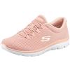Skechers Summits Lite, Scarpe da Ginnastica Donna, Gray Mesh Hot Pink Trim, 41 EU