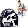 Original Cup Toilet Timer® | Clessidra 5 Minuti per la Toilette e il Bagno | Idea Regalo Divertente per Bambini e Adulti | Fissaggio Rapido con Ventosa | Fun Timer | Festa del Padre | OriginalCorner®