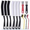 YIJUNSTORE 11 Pcs Spazzola per la Pulizia delle Fessure, Crevice Gap Cleaning Brush, Spazzola per Fessure Multifunzione per la Pulizia,per Cucina, Bagno, Scanalature di Porte e Finestre