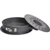 Tognana Padella antiaderente antigraffio con due fondi, ciambella e piatta, 25,4 cm, colore nero