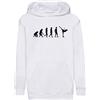 Fabulous Felpa con cappuccio per bambini Evolution Pattinaggio Artistico Pattinatore Sport Atleta - Premium, bianco, 12 anni
