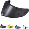 JQF Gear Visiera Casco,Visiera Casco Moto per Hjc Rpha 70 Visier/Rpha 11/Hj26,Sostituzione della Visiera della Lente del Casco del Parabrezza del Motociclo per Il Casco Integrale (Nero)