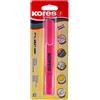 Kores - High Liner Plus: Evidenziatore a Penna Rosa Fluorescente, Punta a Scalpello con Inchiostro a Base d'Acqua, Ideali per la Scuola e per l'Ufficio, Confezione da 1