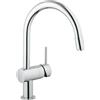 Grohe Minta rubinetto da cucina, estraibile, orientabile, 32918000, Minta cromo [Rubinetteria da Cucina > Rubinetti da Cucina]