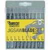 SabreCut 10 x SabreCut JSSCK001 Seghetto alternativo professionale per taglio legno e metallo T144D T101B T101BR T101AO T118A T118B Box Set compatibile con Bosch Dewalt Makita Milwaukee e molti altri