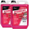 LUCCY Antigelo Auto 10% Protezione -5ºC | 10 Litri | Liquido Radiatore Rosso