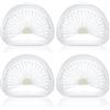 Chuancheng 4x Filtri N600601 per Black Decker DVA315J DVA320J DVA325JP DVA315JF | Per Black Decker DVA315JBHPC Dustbuster Cordless Aspirapolvere, Filtri HEPA Lavabili e Riutilizzabili, VPF30 N600601