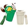 HWSWSH 2 Tazze Thermos in Acciaio Inox 420ml, Bicchiere da Viaggio in Acciaio Inossidabile, Tazza Termica Caffè, Tazza con Coperchio a Prova di Perdite Tazza Termica per Caffè Tè e Birra Caldo/Freddo
