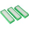 vhbw set 3x filtri compatibile con Vorwerk Folletto VR200, VR-200, VR300, VR-300 Aspirapolvere - Filtro HEPA