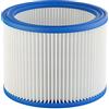 vhbw Filtro rotondo a pieghe compatibile con aspirapolvere multiuso Nilfisk Attix 30-01 PC, 30-01, 30-11 PC, 30-21 PC, 350-01, 360-11, 360-21, 791-21 EC