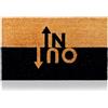 AMARU DOOR MATS Zerbino In-Out Fibra di Cocco - 70x40cm - per Ingresso Casa con Superficie Antiscivolo in PVC - Per Corridoi, Porte Esterne - Accessori Design Minimalista Originale