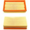 FFYan 2 pezzi filtri di ricambio per aspirapolvere a pieghe piatte, per KARCHER NT25/1 NT35/1 NT45/1 NT55/1 NT361 ECO NT561 ECO NT611 ECO, parti di ricambio per filtri per aspirapolvere