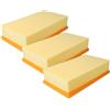 vhbw 3x filtro a pieghe piatte compatibile con Kärcher NT 25/1 Ap, NT 35/1 Ap, NT 35/1 Tact/Te/M, NT 361 Eco/Te/M, NT 45/1 Tact/Te/M aspirapolvere - Elemento filtrante