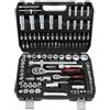 Faankiton 108 Pezzi Set di Chiavi a Bussola, Set di Chiavi a Cricchetto 1/2 e 1/4, Set Chiavi a Tubo a Cricchetto a 72 Denti, Kit di Strumenti a Cricchetto Cr-V, Set di Attrezzi Chiavi a Bussola