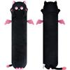 Mewaii Peluche Gatto che Respira Gigante Cuscino Lungo Kawaii 50CM Pupazzo Gattos Morbido Giocattolo Peluche Abbraccio Regalo per Bambini
