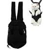 ZLXHDL Zaino Pettorale Per Animali Domestici, Zaino Porta Cani Traspirante Portatile Per Animali Domestici Accessori Per Animali Domestici Per Escursionismo Bici da Viaggio Moto(S-nero)