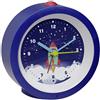 TFA Dostmann 60.1033 - Sveglia analogica per bambini, motivo sveglie (blu)