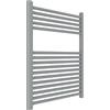ERCOS Scaldasalviette Termoarredo Bagno Dimensioni 650x770 MM Radiatore Bagno Colore Grigio Titanio , Attacchi da 1/2 Fornito Con Kit Montaggio