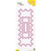 Nellie's Choice Rettangolo, 6 Fustelle Multi Cornice, 8 x 20.5 cm, per Creare Biglietti, Natale, Scrapbooking, Fai da Te, DIY, Rosa, 80x205mm