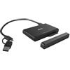 Lindy Docking station Lindy Usb3.2 tipo C/SSD/M.2/SATAIII/Nero [43359]
