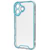 Celly Custodia Celly per Apple iPhone 16 Bordi luminosi al buio/Trasparente [GLOW1078LBF]