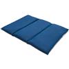 Giraffenland Cuscino con noccioli di ciliegia - 40x30-3 compartimenti - Cotone Bio, blu - Cuscino termico