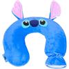 Disney Stitch Collo e Spalle a Forma U Borsa Acqua Calda con Copertina, 1.1L Capacità - Regalo Donna