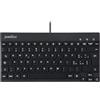 Perixx PERIBOARD-426 Mini tastiera USB cablata - Layout italiano QWERTY - Nero