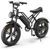 SHIZHUNIAO Bici Elettrica, 20 x 4.0 Fat Bike Elettrica con 48V 18AH Batteria al Litio Rimovibile, Bicicletta Elettrica Uomo Donna, Mountain Bike Urbana con Doppio Assorbimento Degli Urti, 7 Velocità