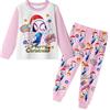 BERHANGO Pigiama natalizio Spidey Gwen fantasma ragno notte cartoni animati pigiama set pigiama pigiama 2-11 anni, Rosa-1, 2-3 Anni