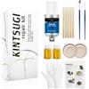 MUFUN Kit di riparazione Kintsugi, set di riparazione per ciotole e vasi in ceramica con colla al polvere d'oro, set Kintsugi per principianti perfetto per chi si avvicina all'arte, semplice craft
