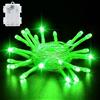 cshare Le più recenti lucine a batteria a LED, 3M 30 LED Scatola batteria impermeabile IP65 con timer, decorazione per Natale, giardino, stanza per esterni/interni-Verde