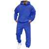 Vhersily Black Friday Tuta Uomo Completa Felpata Due Pezzi Sportiva Felpa con Cappuccio E Jogging Pantaloni Completi Running Hooded Sweatsuits Tute Uomo Complete Offerte Invernale Tute