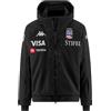 Kappa 6cento 602C US, Giacca da Sci Uomo USA (IT, Testo, L, Regular, Regular, Nero)