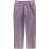 Uquoyo Jeans da uomo con vestibilità comoda, gamba dritta, casual, pantaloni in denim hip hop, Viola, M