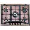 De Longhi PRONTA CONSEGNA - SPEDIZIONE IMMEDIATA Piano Cottura da Incasso 70 cm 5 Fuochi Gas Ramato Country De Longhi ROF 57 PRO