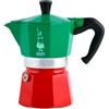 Bialetti Caffettiera Moka Express Tricolore 3 Tazze