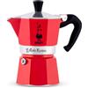 Bialetti Caffettiera Moka Express Rossa - 3 Tazze