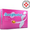 Buscofenact 400mg con Ibuprofene Analgesico Contro i Dolori Forti da Ciclo, 12 Capsule Molli