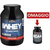 ENERVIT SpA 100% Whey Protein Cacao + BCCA 2:1:1 Enervit Gymline 900g+120 Compresse Omaggio
