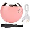 Brrnoo Tagliaunghie Elettrico, Strumento per Manicure per Tagliaunghie Elettrico per Lucidatrice Automatica, Design Curvo Senza Fili Operazione con un Tasto Tagliaunghie Portatile per Dita dei Piedi e(Rosa)