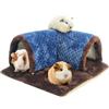 Yanmucy Tunnel per porcellini d'India, nascondiglio staccabile per conigli, porcellini d'India, giocattoli per piccoli animali, tunnel e pelli per ratti, accessori per conigli, cincillà, furetti,