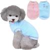 JSTHHTT Vestiti per cani in 2 pezzi: pullover con anello a D, morbido e traspirante, caldo cappotto invernale per cani e gatti di piccola taglia