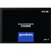 GOODRAM SSD 2.5 512 GB Serial ATA III 3D TLC NAND Solid state drive - SSDPR-CX400-512-G2