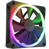 NZXT Ventole RGB F120 RF-R12SF-B1 - Personalizzazione avanzata dell'illuminazione RGB - Raffreddamento silenzioso - Singolo (ventola e controller RGB richiesti e non inclusi) - Ventola da 120 mm -