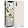 kwmobile Cover per Apple iPhone X Custodia - Back Case per Smartphone in Silicone TPU - Protezione Gommata - moon glow