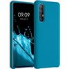 kwmobile Cover per Oppo Find X2 Neo Custodia - Back Case per Smartphone in Silicone TPU - Protezione Gommata - blu indaco