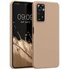 kwmobile Cover per Xiaomi Redmi Note 11 Pro/Note 11 Pro (5G) / Note 12 Pro (4G) Custodia - Back Case per Smartphone in Silicone TPU - Protezione Gommata - caffè macchiato
